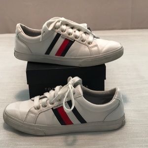 Tommy Hilfiger Tennis Shoes White/multi Size 7.5M